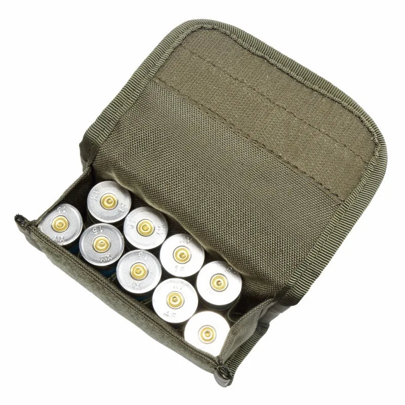 Molle Pouch Hunting 10 Round Shot Shotshell Reload Holder for 12 Gauge/20G Magazine Pouch Ammo Round Cartridge Holder Peaceful Pleasures Health and Wellness