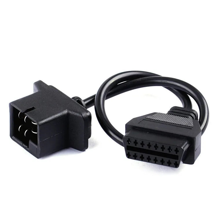 6-Pin OBD1 to OBD2 Adapter Cable for Chrysler Jeep Dodge