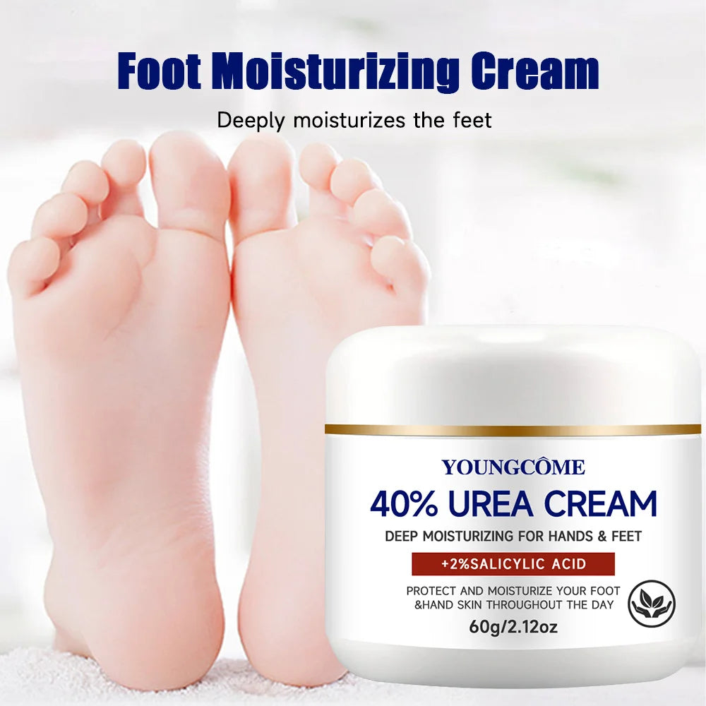 YOUNGCOME 40% Urea & 2% Salicylic Acid Foot & Hand Cream Hand & Foot Cream Peaceful Pleasures Health and Wellness