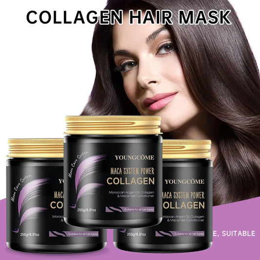 YOUNGCOME Collagen & Keratin Hair Mask – Frizz Control 250g Keratin Hair Mask Oasis Select