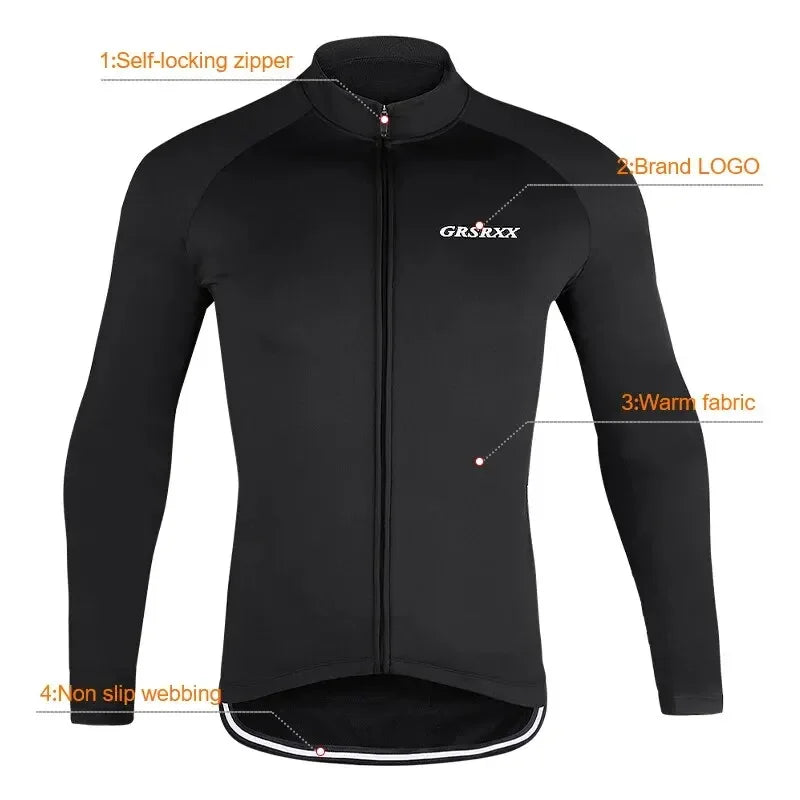 Unisex Winter Cycling Jacket – Thermal, Windproof & Reflective