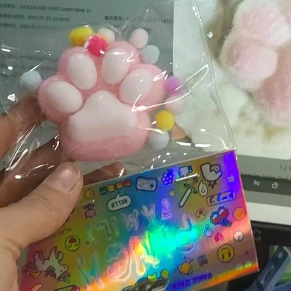 Cat Paw Mochi Squishy Fidget Toy – Soft Slow-Rise Kawaii Gift