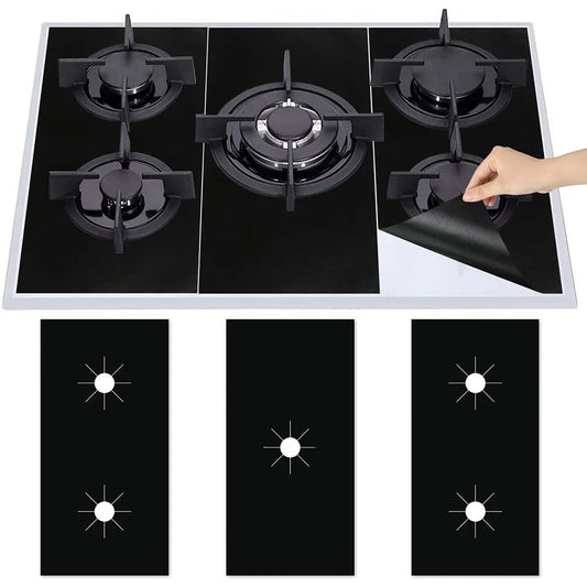 Gas Stove Burner Protector Pads – 5-Hole Reusable Non-Stick Set Stove Protector Pads Oasis Select Default Title