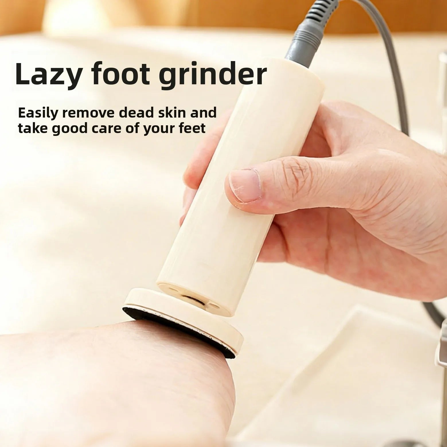 New Electric Foot Polisher - Painless Exfoliation for Dead Skin Removal for Feet - Foot Care Machine Peaceful Pleasures Health and Wellness