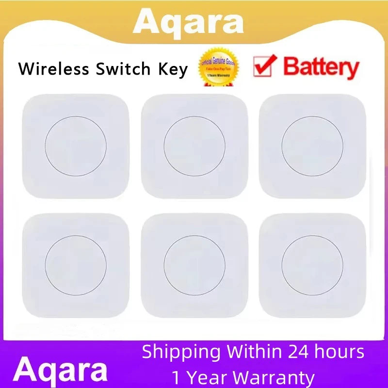 Aqara Mini Wireless Switch Zigbee Sensor Smart Button One Key Control Remote Control Home Automation for Homekit Xiaomi Mi Home Peaceful Pleasures Health and Wellness
