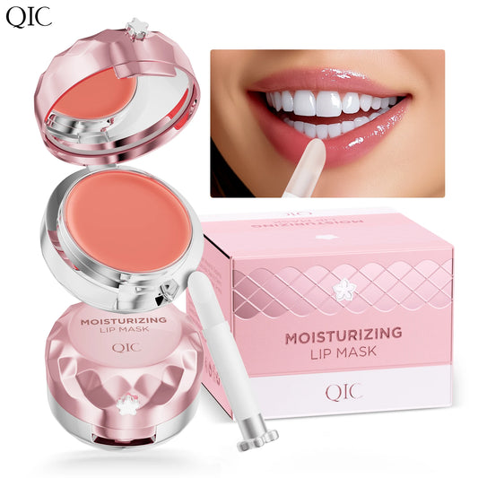 Lip Sleep Mask Moisturizing Nourish Repair Hydrated Fade Lip เส้น Anti-cracking Day และ Night Maintenance Lip Balm Care Peaceful Pleasures Health and Wellness