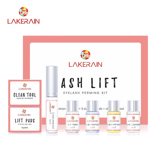 Free Shipping Lash Lift Kit Long Lasting Eyelash Lifting Perming Lotion Fixation Glue Curly Lasher Beauty Salon Home Use Pro Kit Peaceful Pleasures Health and Wellness