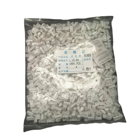 1000pcs Micor JST Connector 1.25MM Pitch Pin Header 2P/3P/4P/5P/6P/7P/8P/9P/10P Straight Needle FOR PCB BOARD 1.25 Peaceful Pleasures Health and Wellness 10P