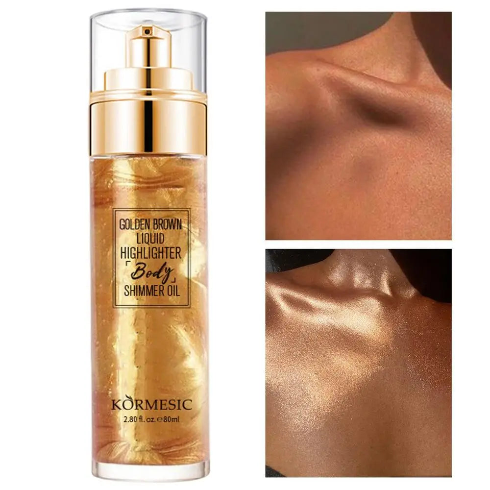 Body & Hair Glitter Spray – Shimmer Highlighter Makeup Mist