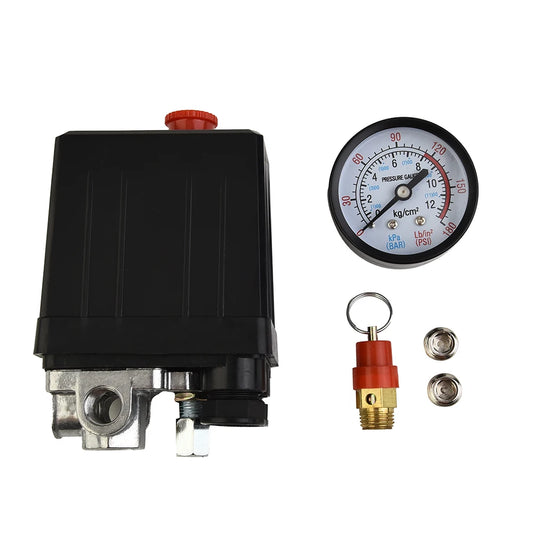 175psi 4 Port Air Compressor Pressure Switch Manifold Peaceful Pleasures Health and Wellness Default Title