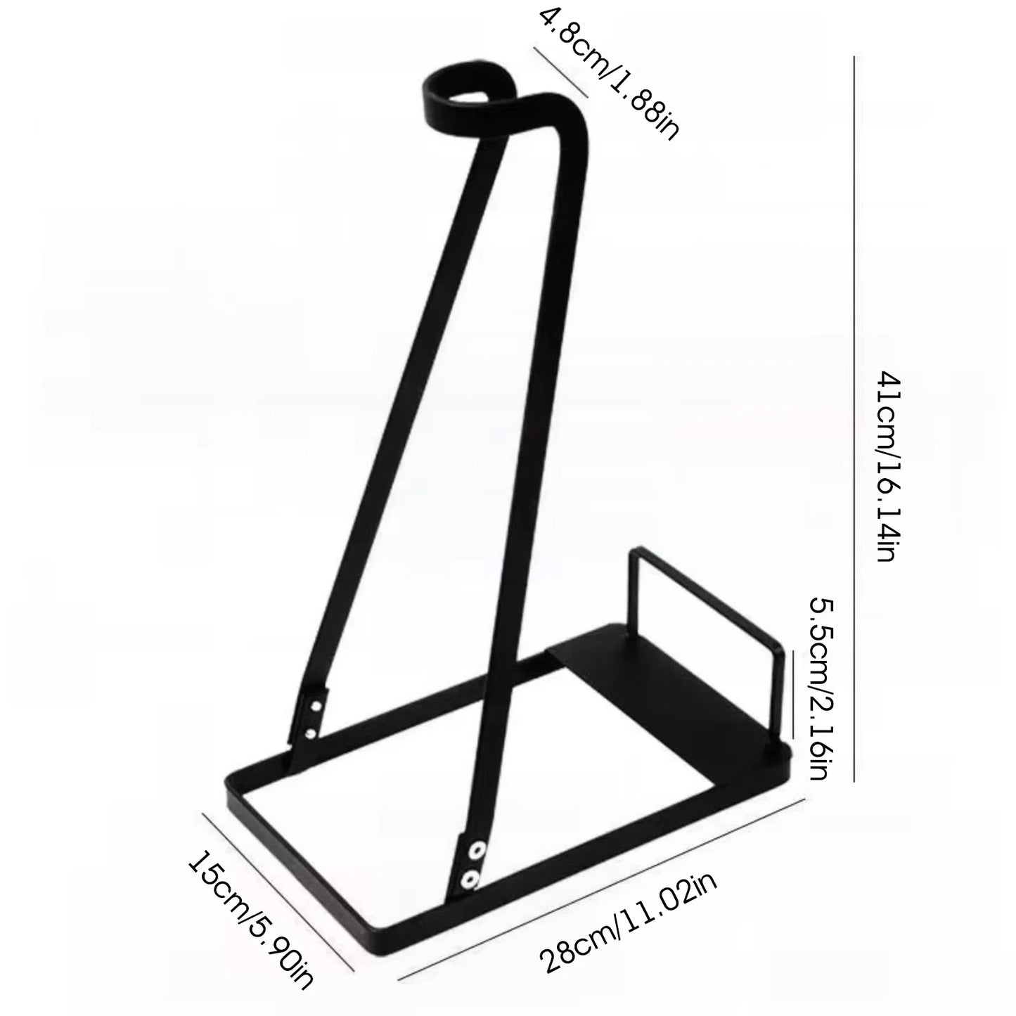 No-drilling Vacuum Stand Stable Metal Storage Bracket Stand Holder Fit Most Stick Vacuum Cleaner Peaceful Pleasures Health and Wellness