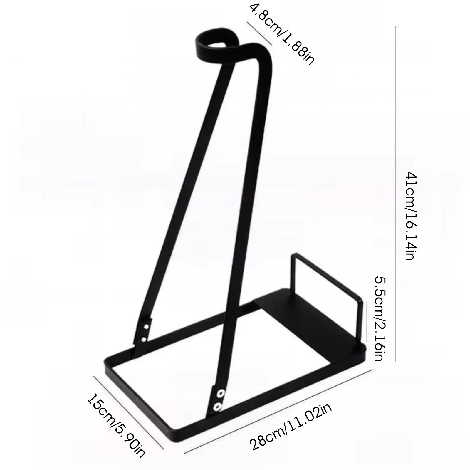 No-drilling Vacuum Stand Stable Metal Storage Bracket Stand Holder Fit Most Stick Vacuum Cleaner Peaceful Pleasures Health and Wellness