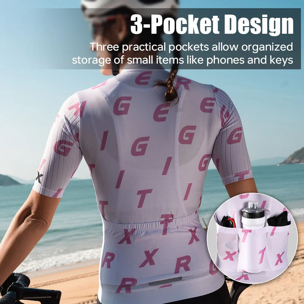 X-TIGER Women's Short Sleeve Cycling Jersey – MTB & Road Bike