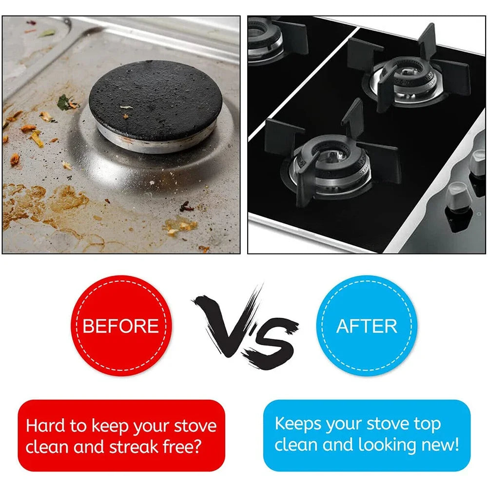 Gas Stove Burner Protector Pads – Non-Stick Reusable Set of 3