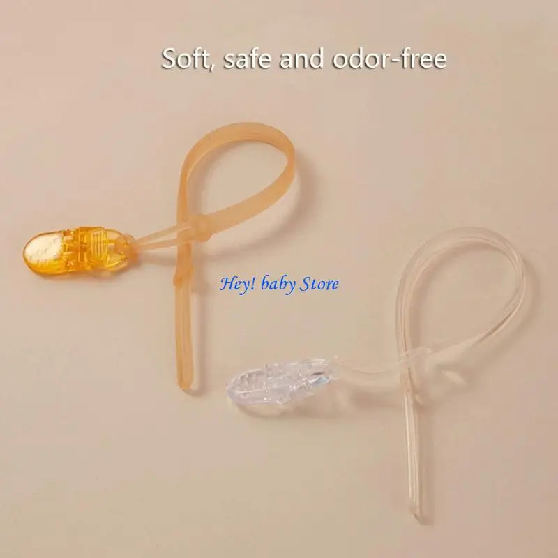 Silicone Pacifier Clip & Soother Chain for Baby Boys & Girls