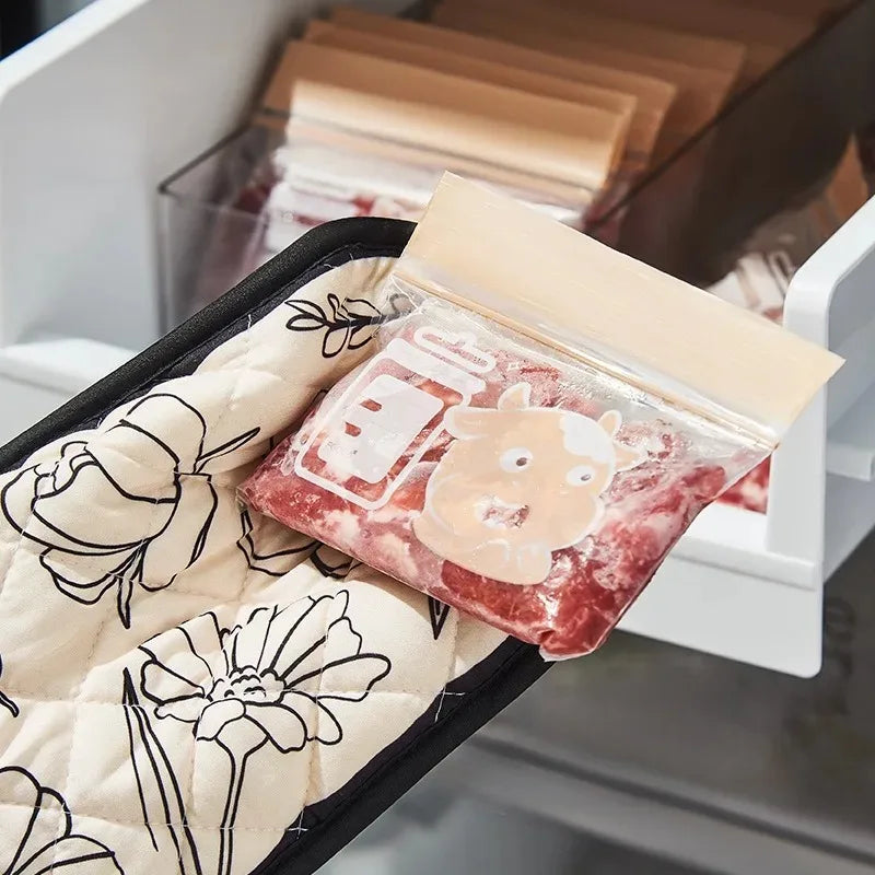 Heat Resistant Oven Mitts – Long Floral Kitchen & BBQ Gloves