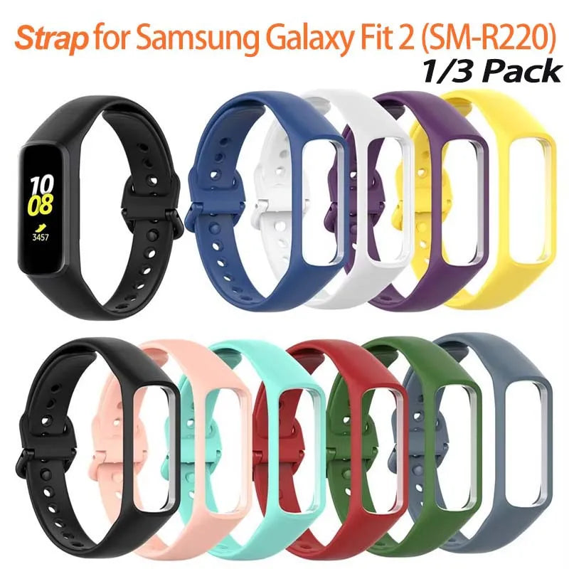 Samsung Galaxy Fit 2 SM-R220 Silicone Replacement Band Strap Peaceful Pleasures Health and Wellness