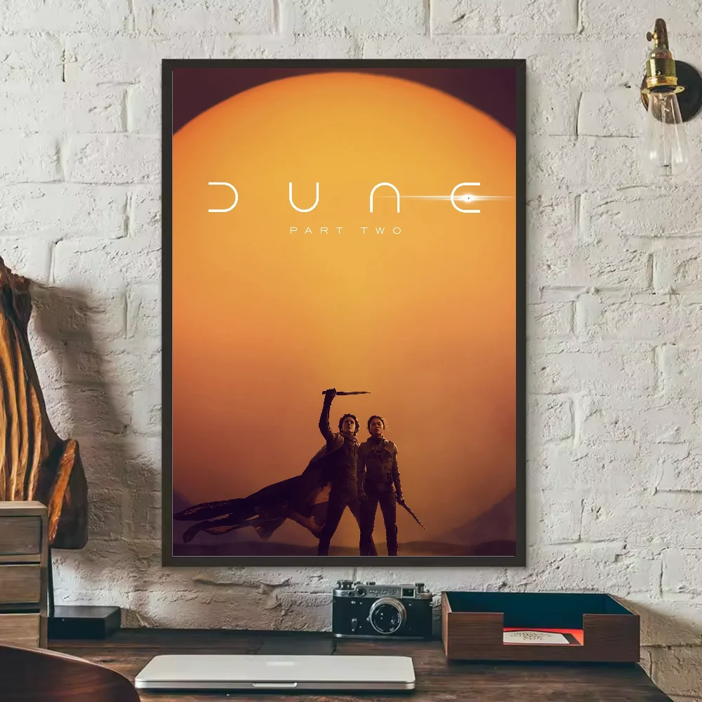 Dune Part 2 Movie Poster HD Waterproof PVC Wall Art Sticker Movie Wall Poster Peaceful Pleasures Health and Wellness