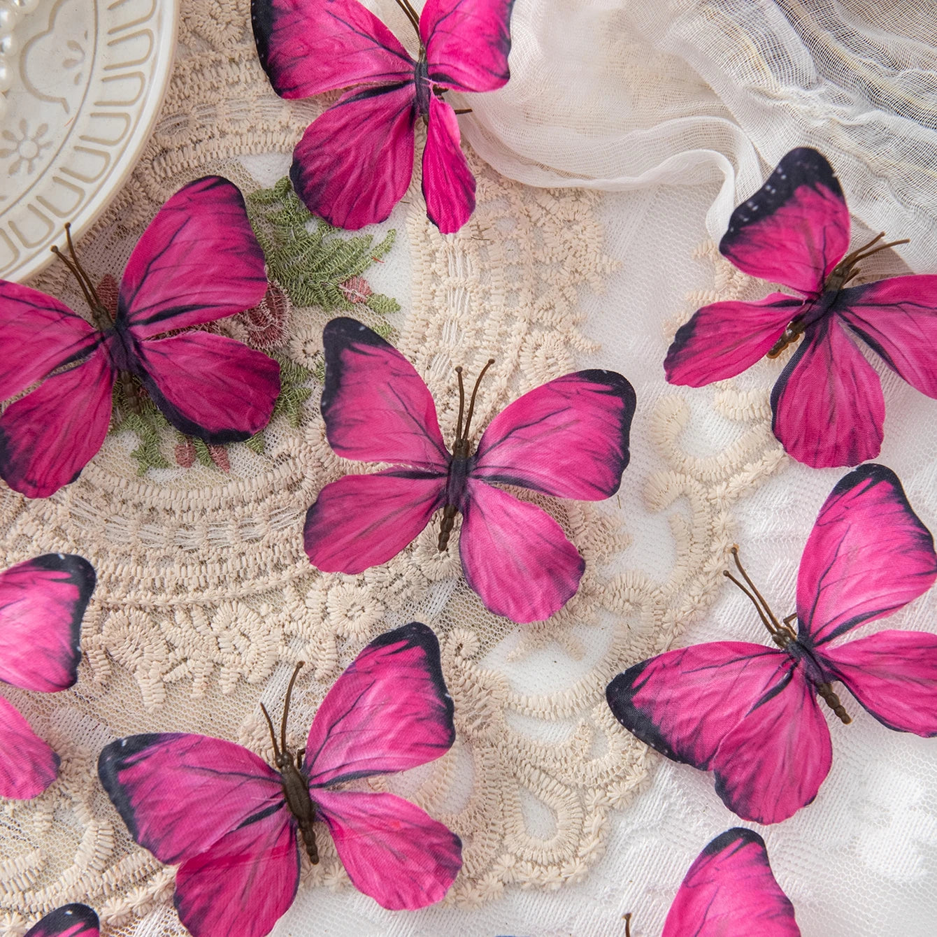 Artificial Fluorescent Butterfly Decorations 20/40 PCS – DIY