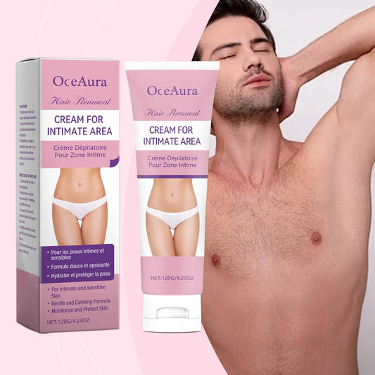 OceAura Sensitive Skin Hair Removal Cream | Bikini & Body Hair Removal Cream Peaceful Pleasures Health and Wellness
