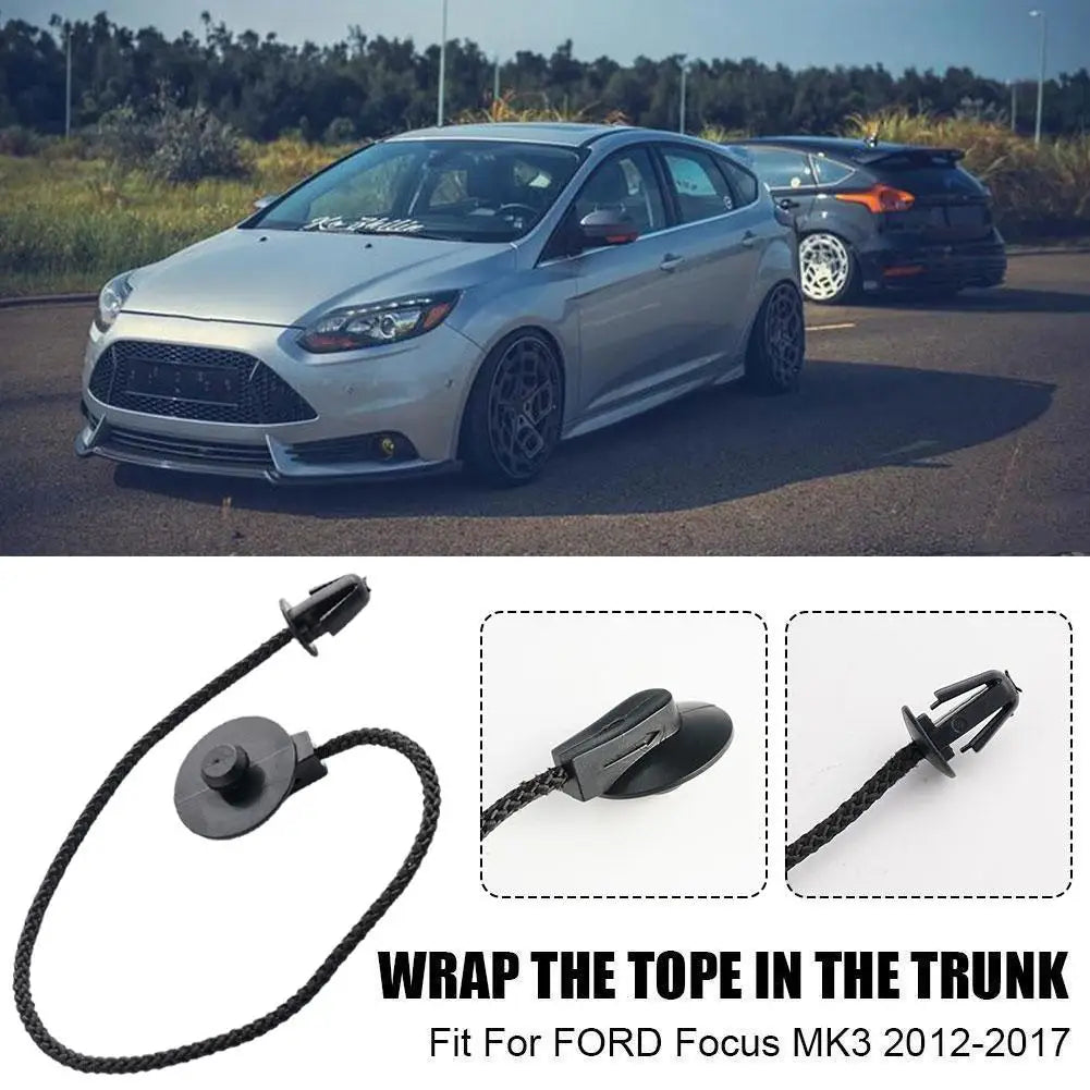 2Pcs Rear Trunk Shelf Strings For Ford Focus MK3 Hatch Parcel Shelf Tray Cover Strap Strings Clip 1930212 Automobiles Parts Peaceful Pleasures Health and Wellness