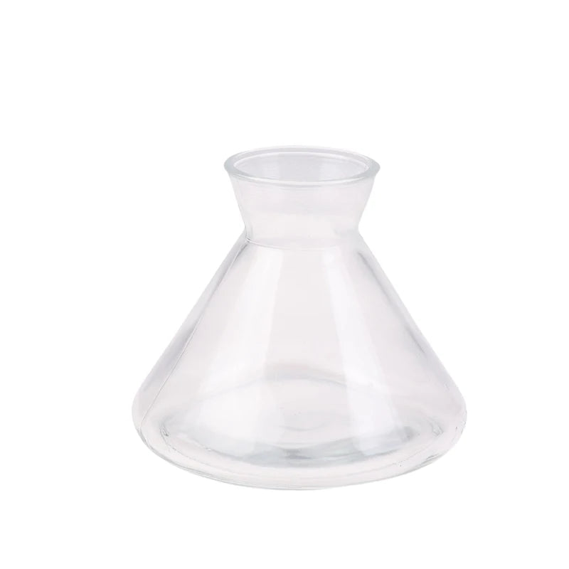 1PC 220ml Containers Diffuser Bottle Aromatherapy Diffuser Bottle Modern Simple Diffuser Glass Bottle Essential Oil Organizers Peaceful Pleasures Health and Wellness Transparent