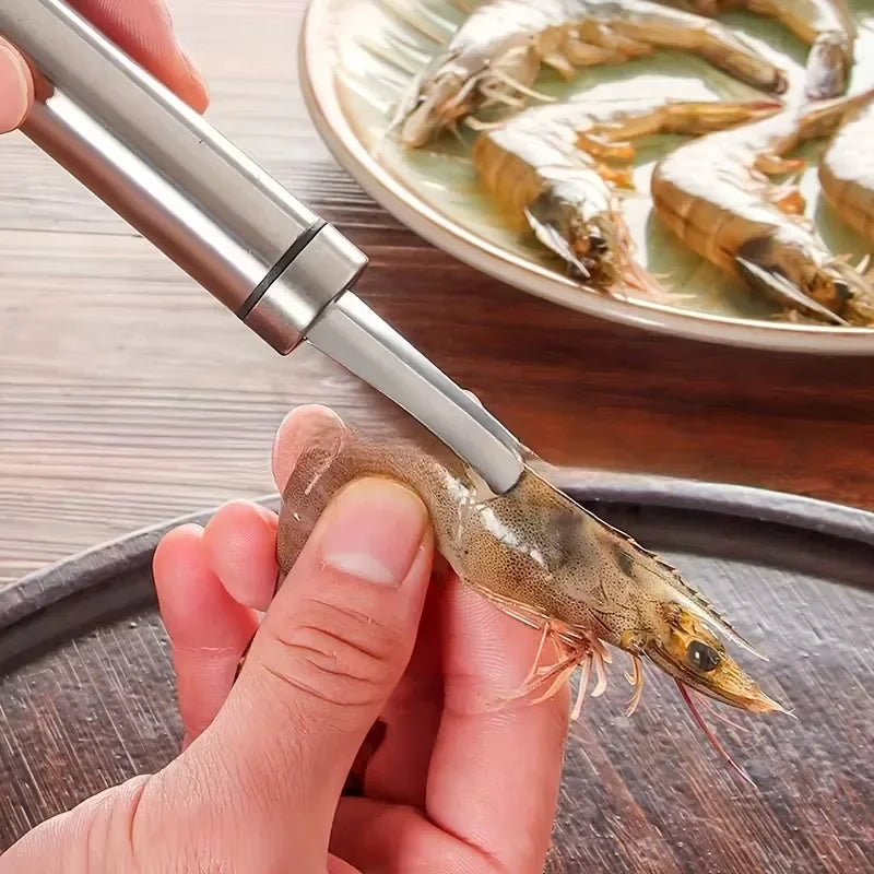 Stainless Steel Shrimp Deveiner Multi-Purpose Kitchen Cleaning Tool
