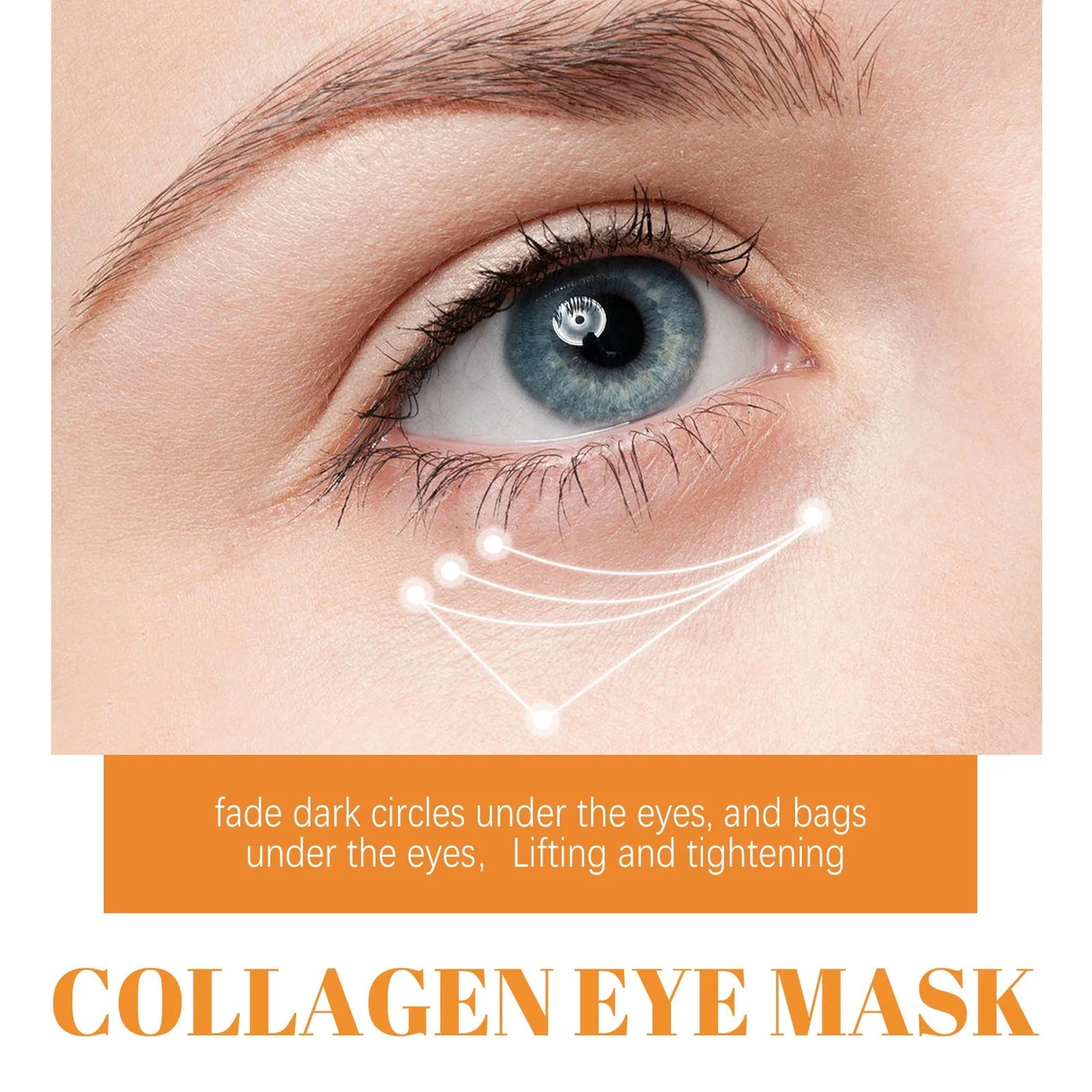 EELHOE Collagen Water Soluble Eye Mask Remove Bags Dark Circles Anti Wrinkle Firming Patches Lifting Skin CarePatch 10/2pcs/Box Peaceful Pleasures Health and Wellness
