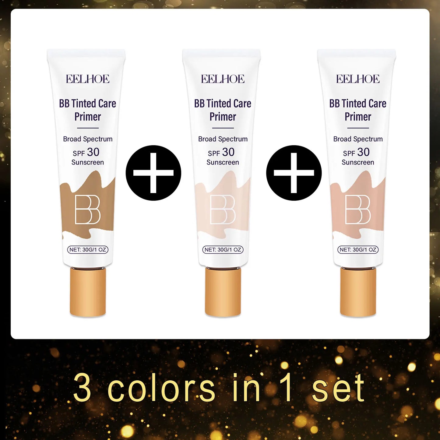 EELHOE BB Cream SPF 30 | Full Coverage Foundation & Primer