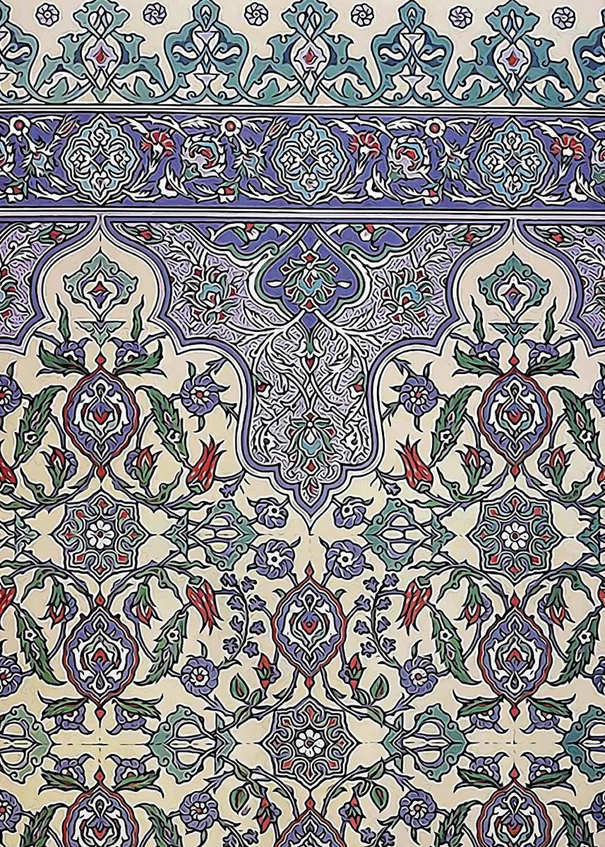 Retro Hindu Abstract Pattern Posters and Prints Religious Art Canvas Painting Wall Art Pictures Home Bar Room Decoration Peaceful Pleasures Health and Wellness