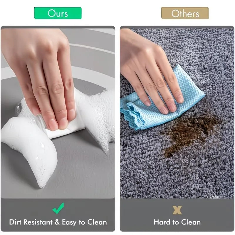 Quick-Dry Crystal Velvet Kitchen Mat – Anti-Slip & Soft