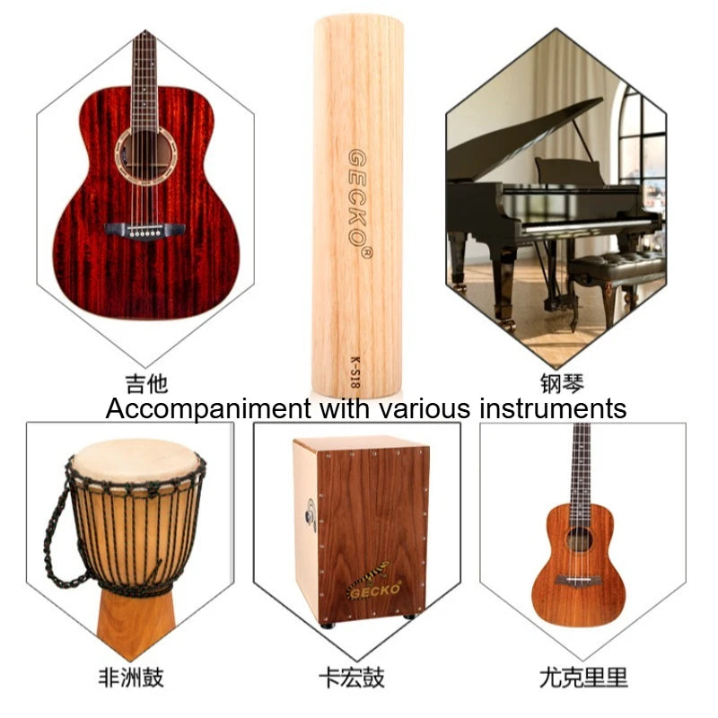 GECKO Significant Other Box Drum Cajon Bells Castanets Percussion