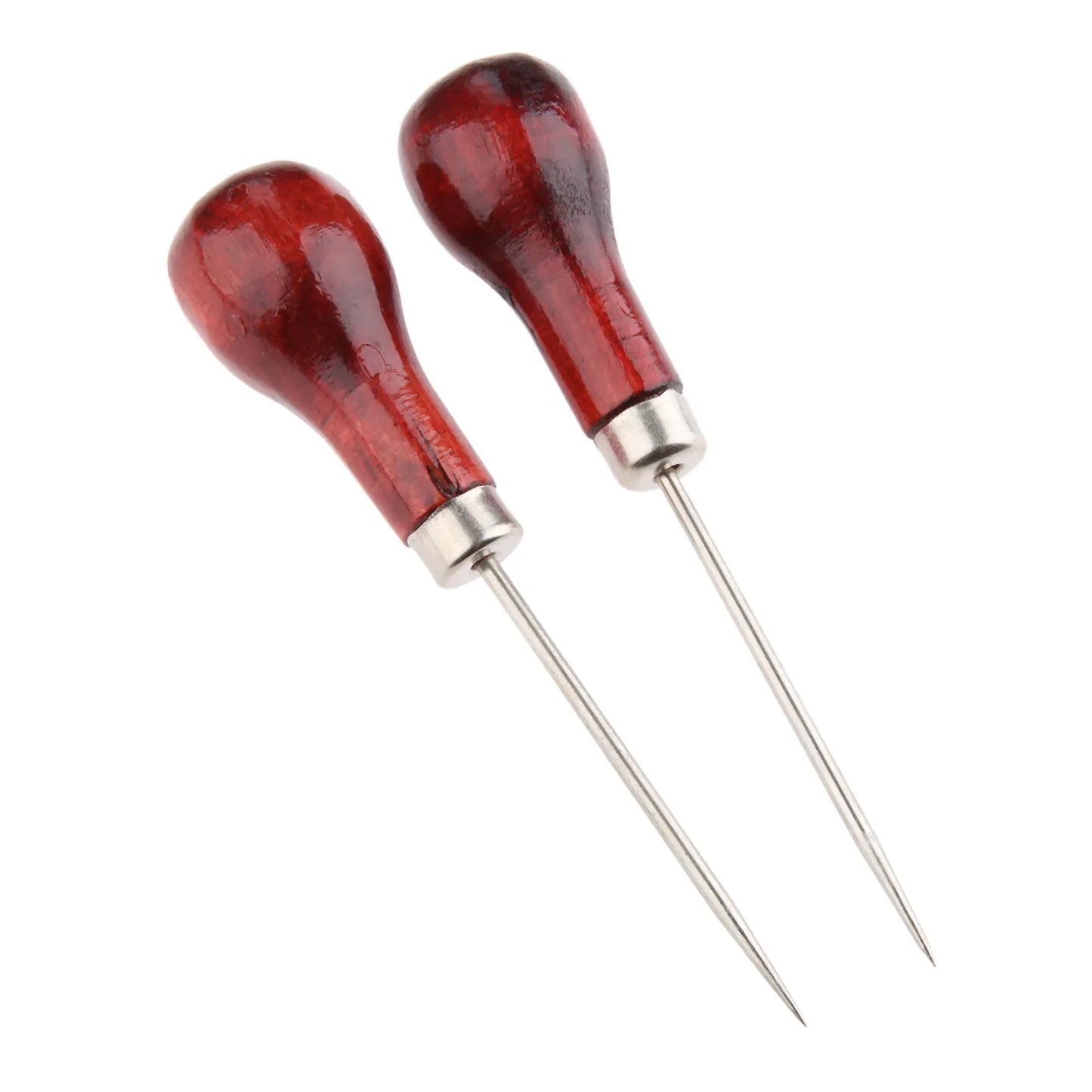 5-Pack Sewing Awl Set – Wood & Metal Leather Hole Punch Tool