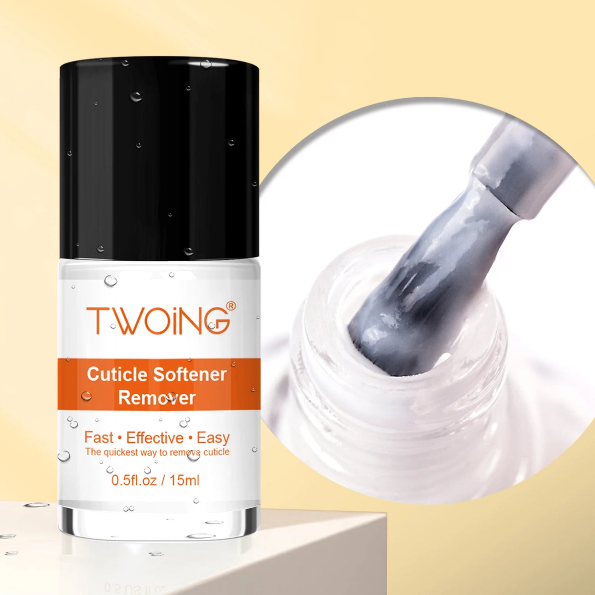 15ml Cuticle Remover Cream Nail Care，Hydrating，Moisturizing，Cuticle Dead Skin Softener For Dry Manicures，Brittle Nails，Dry Cutic Peaceful Pleasures Health and Wellness