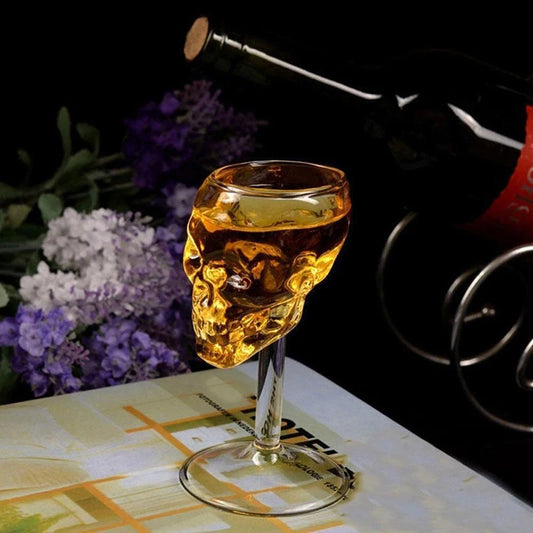 Skull Cocktail Glass | Gothic Beer Wine Whiskey Cup Bar Decor Cocktail Glass Peaceful Pleasures Health and Wellness 1PC