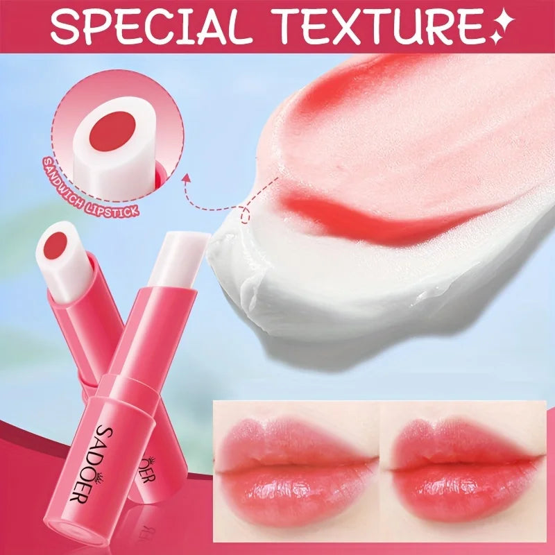 Strawberry-Filled Temperature-Changing Moisturizing Lip Balm 2.5g Peaceful Pleasures Health and Wellness