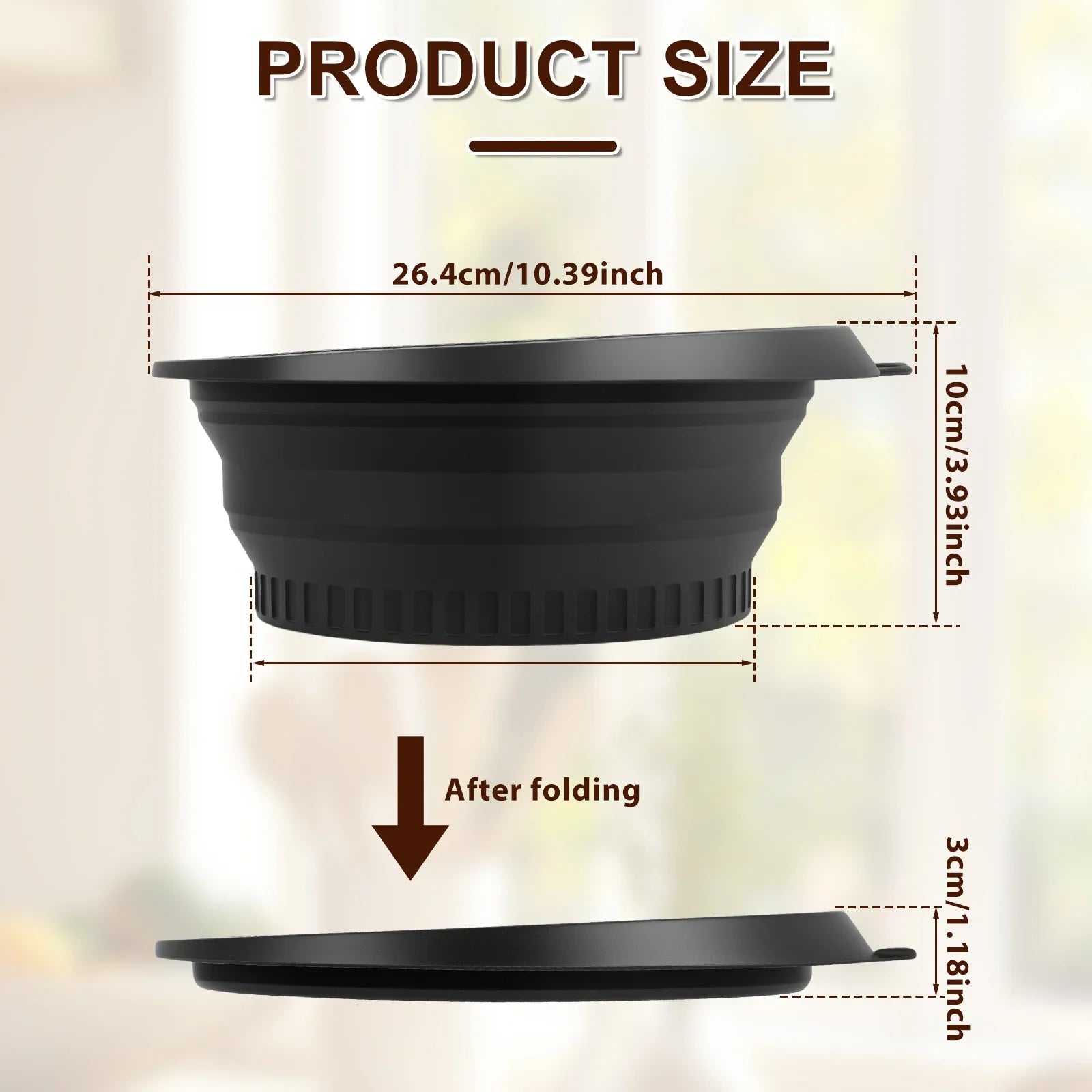 Foldable Face Ice Bath Bowl Facials Plunge Washbasin Silicone Portable Travel Home Skincare Ice Facials Bath Peaceful Pleasures Health and Wellness