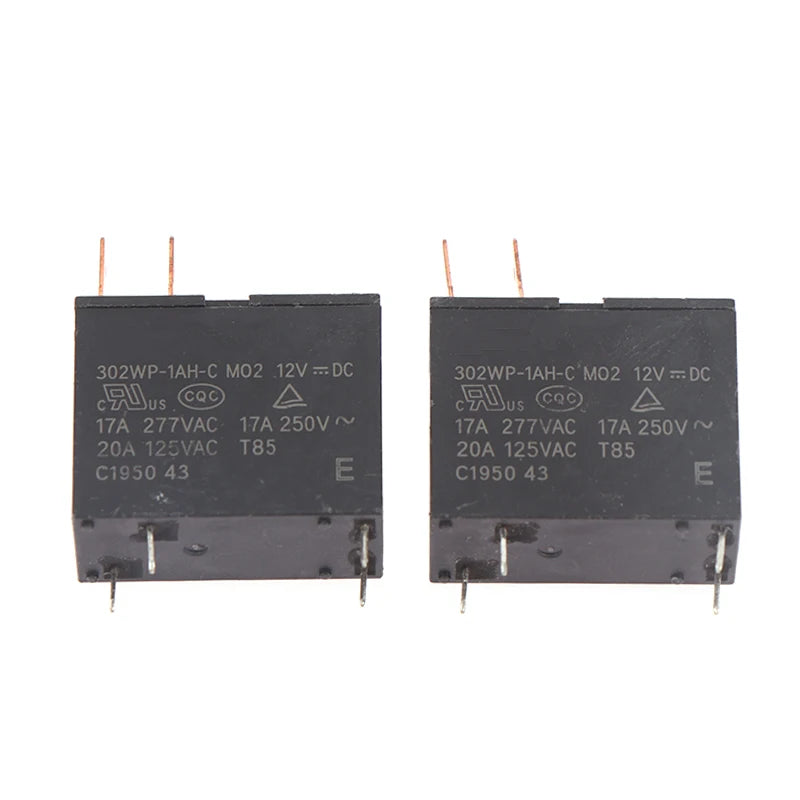 2 PCS 12V Relay 302WP-1AH-C M02 12VDC 4Pins For Microwave Oven Peaceful Pleasures Health and Wellness