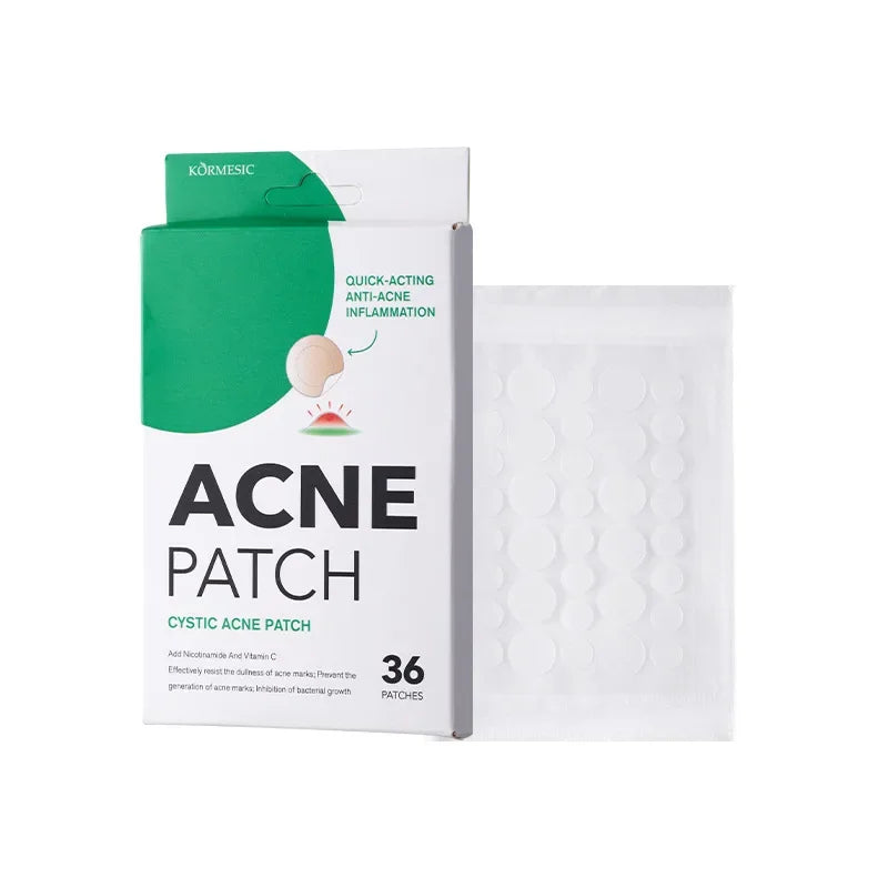 Hydrocolloid Acne Patches - Invisible Pimple Spot Treatment Peaceful Pleasures Health and Wellness Green-36 PATCHES
