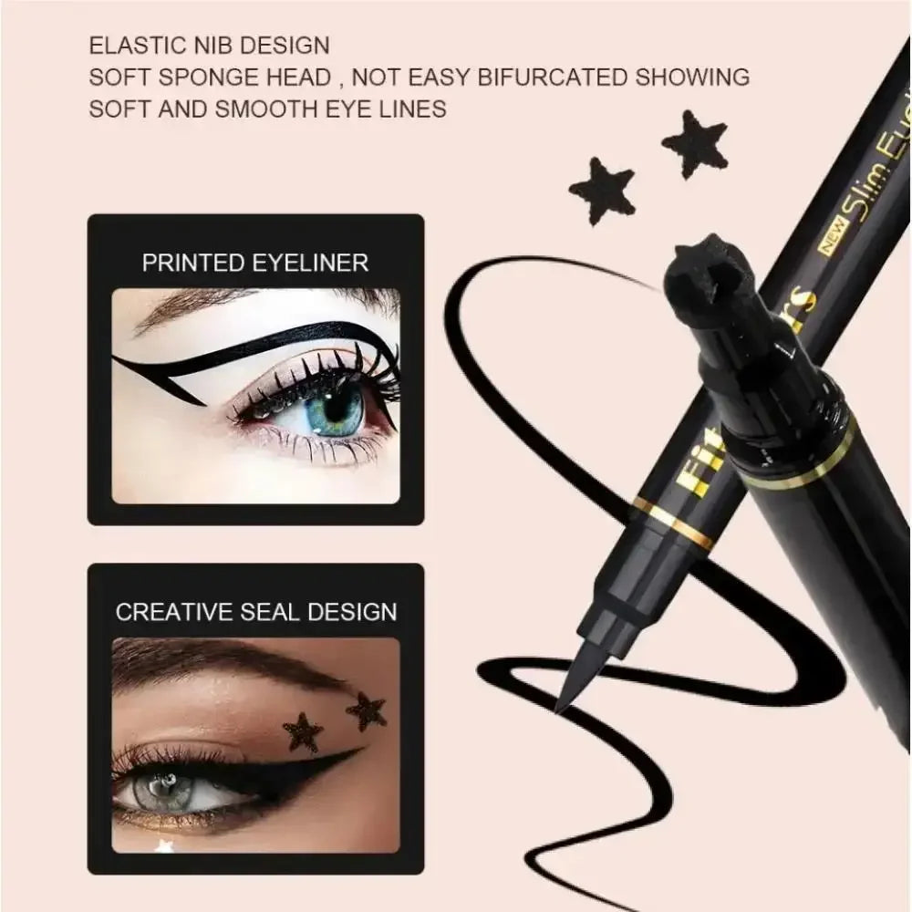 Fit Colors 6-Piece Stamp Liquid Eyeliner Set – Waterproof