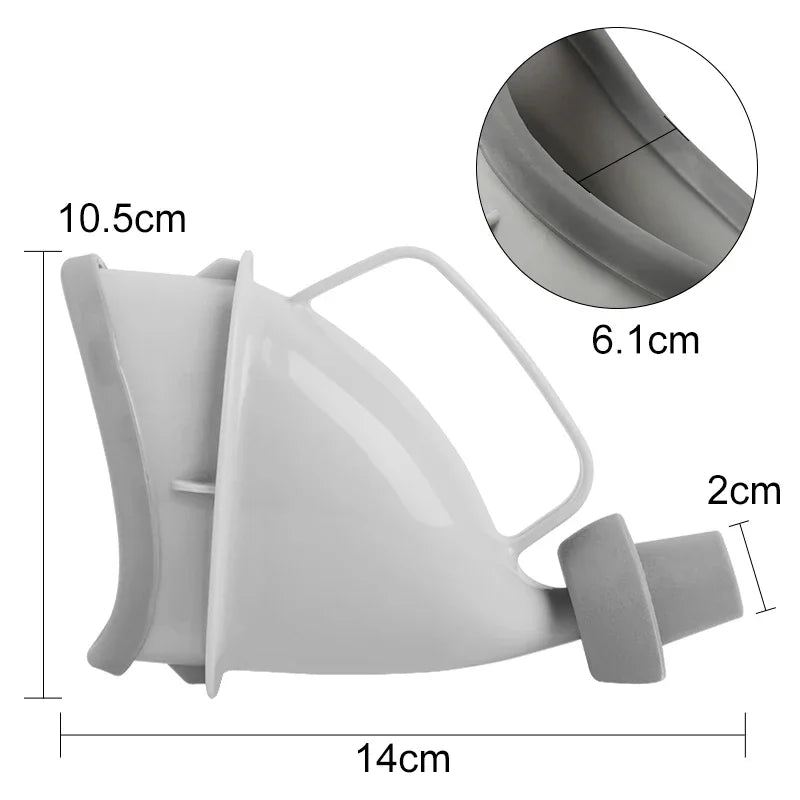 Portable Unisex Urinal Funnel | Travel, Camping & Car Use