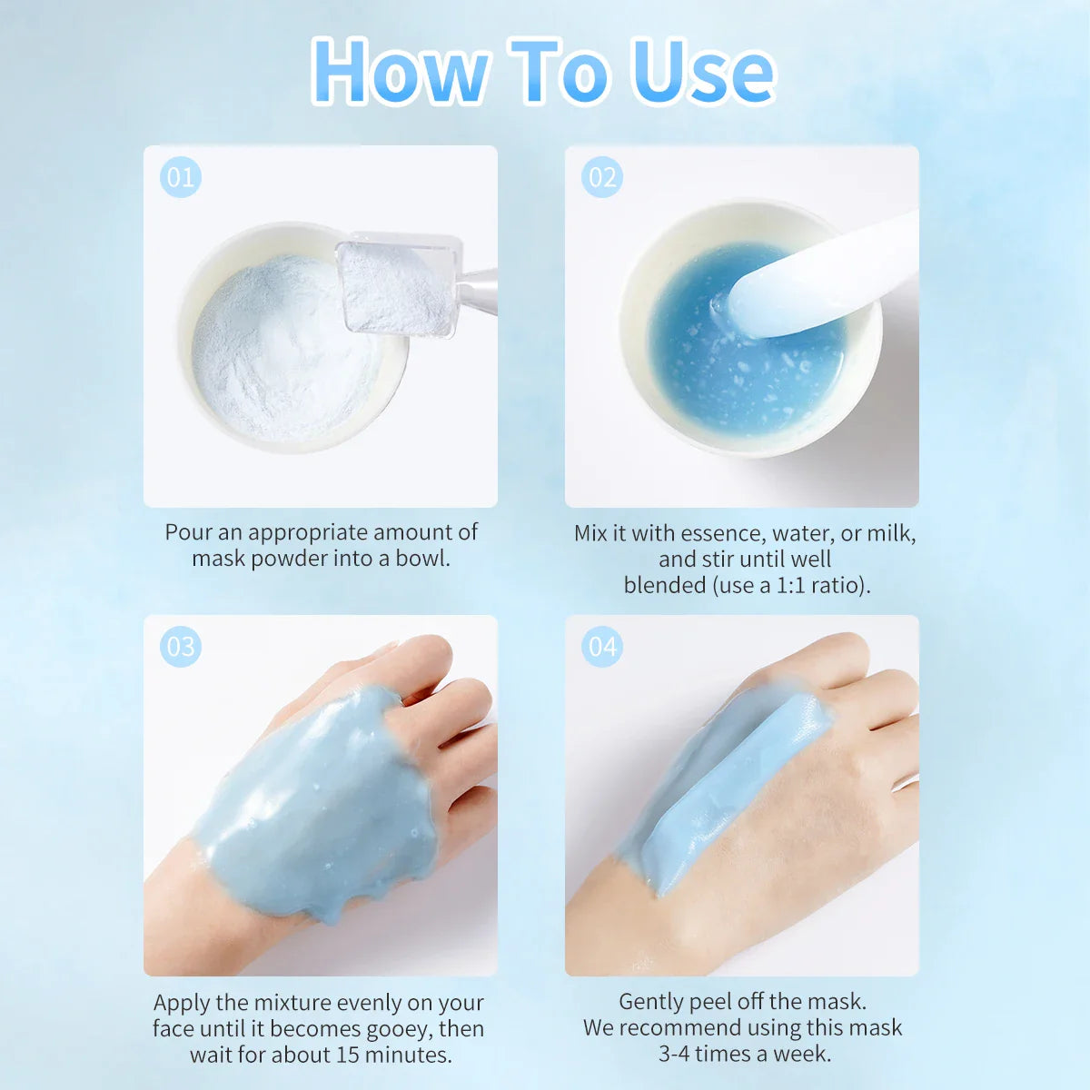 Rose Jelly Peel-Off Face Mask – Hydrating Gel Skin Treatment