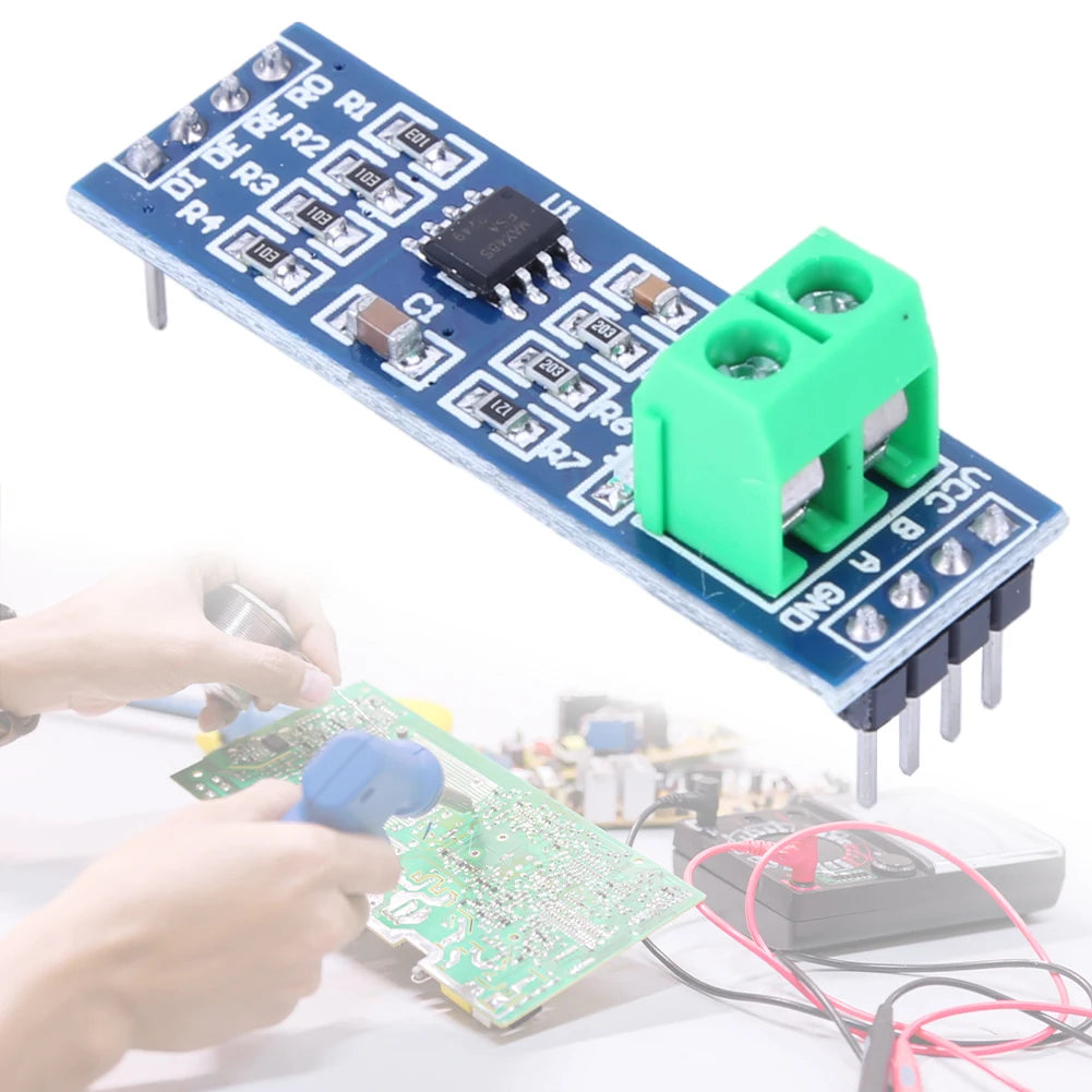 MAX485 RS-485 TTL Converter Module for Arduino & MCU Electronics Peaceful Pleasures Health and Wellness