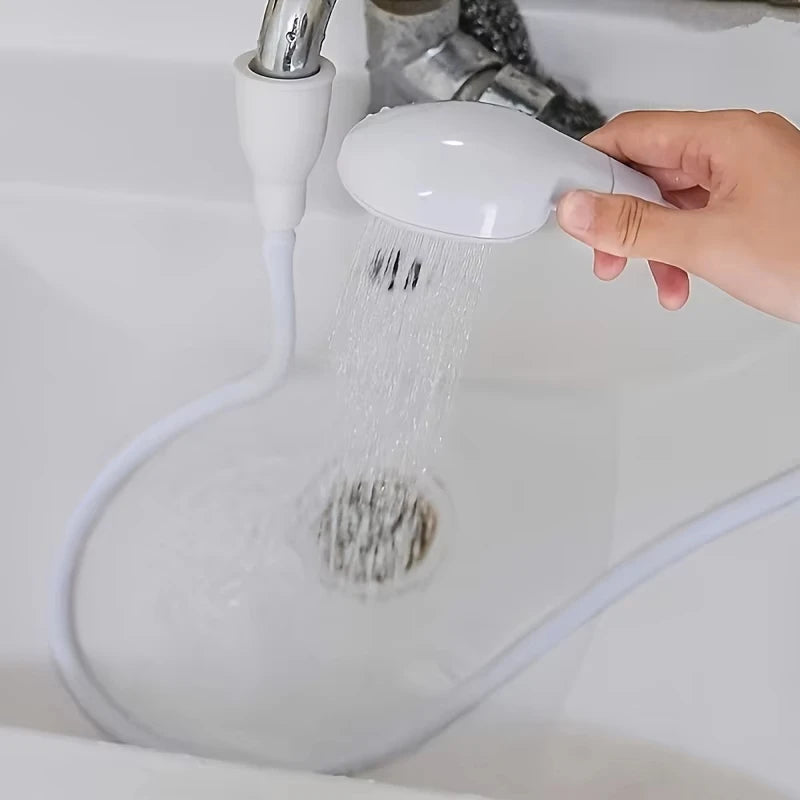 1pc Multifunctional Portable Sink Faucet Shower Head Attachment Easy Install Tap Spray Nozzle for Pet Bathing Home Outdoor Use Peaceful Pleasures Health and Wellness