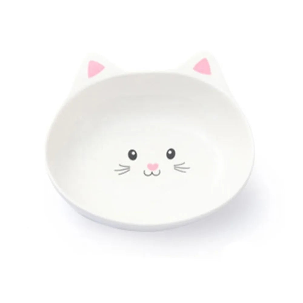 Ceramic Cat & Dog Bowl – Slanted High-Foot Pet Feeding Dish Ceramic Pet Bowl Peaceful Pleasures Health and Wellness Style 1