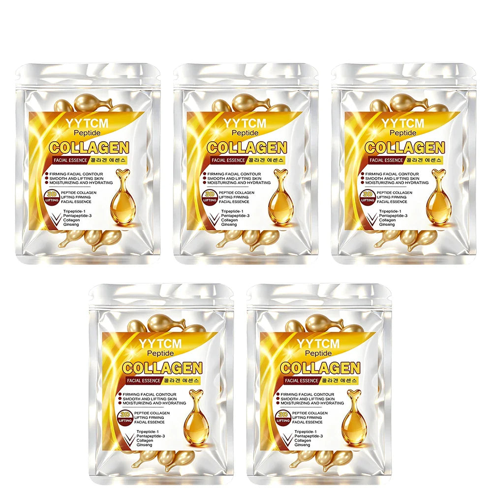 Polypeptide Collagen Essence Capsules | Squalane & Fullerene