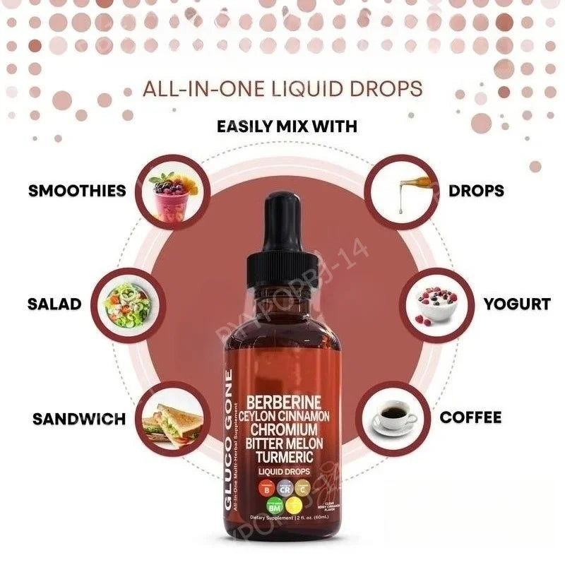 Organic Ceylon Cinnamon & Turmeric Drops – Non-GMO, Vegan