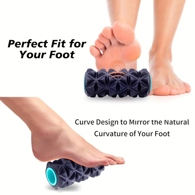1pc Plantar Fascia Foot Massager, Home Use Flat Foot Rolling Trainer Peaceful Pleasures Health and Wellness