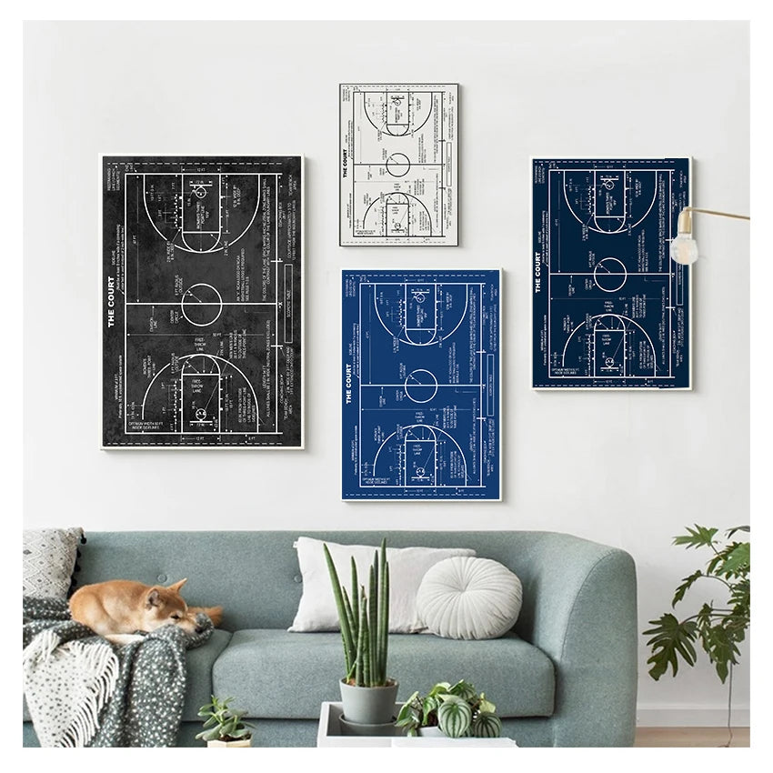 Painting Soccer Patent Poster Coach Gift Boys Room Decor Sports Wall Art Prints Picture Field Blueprint Canvas Peaceful Pleasures Health and Wellness