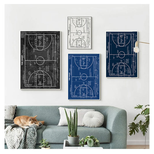 Painting Soccer Patent Poster Coach Gift Boys Room Decor Sports Wall Art Prints Picture Field Blueprint Canvas Peaceful Pleasures Health and Wellness